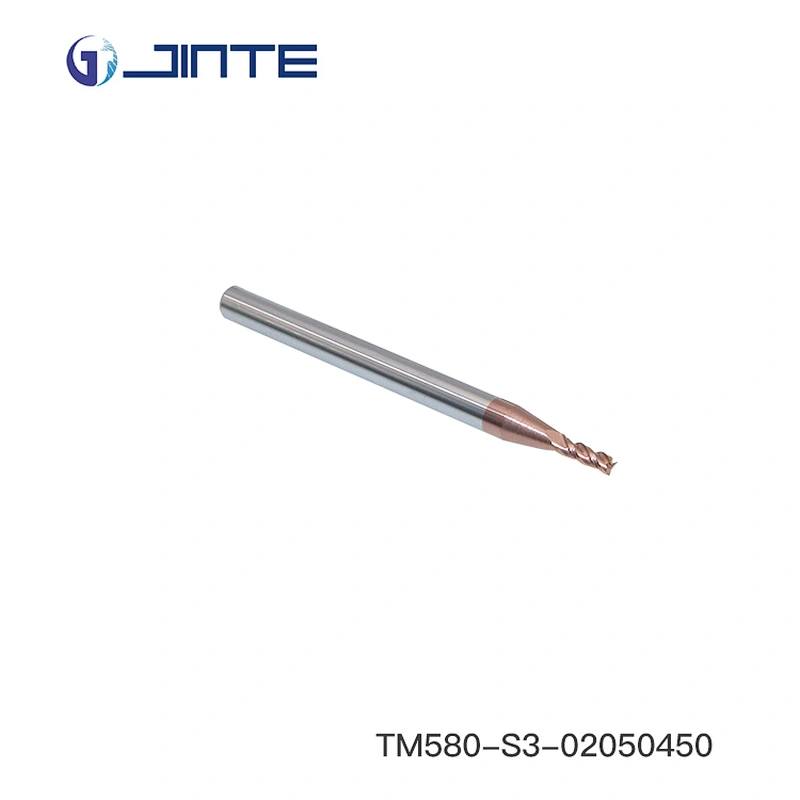 Jinte Solid Carbide 3 Flute 2mm End Mill CNC Milling Tools for Steel Cast iron