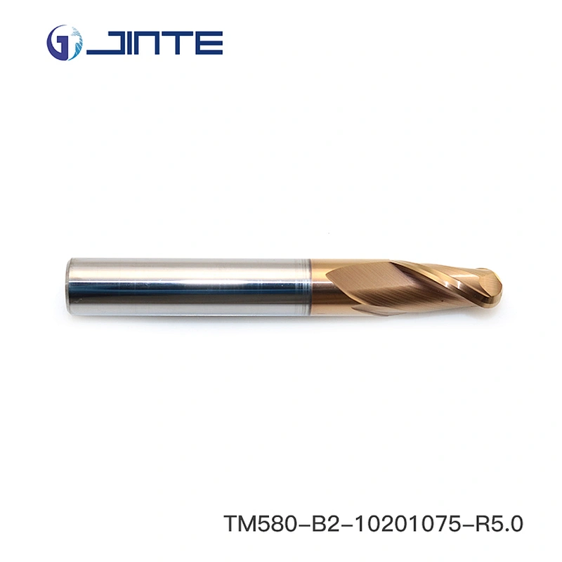 2 flutes ball nose carbide endmill 10*75 cnc cutter tool for stainless steel