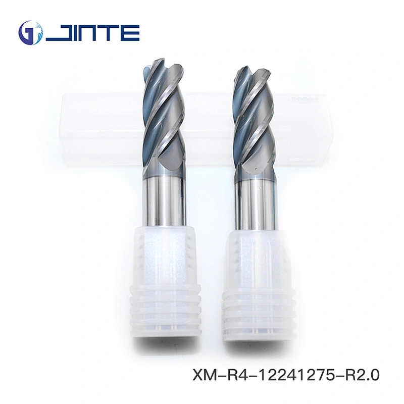 4 Flute 12mm Solid Carbide Corner Radius Endmill  CNC Cutter for Metal