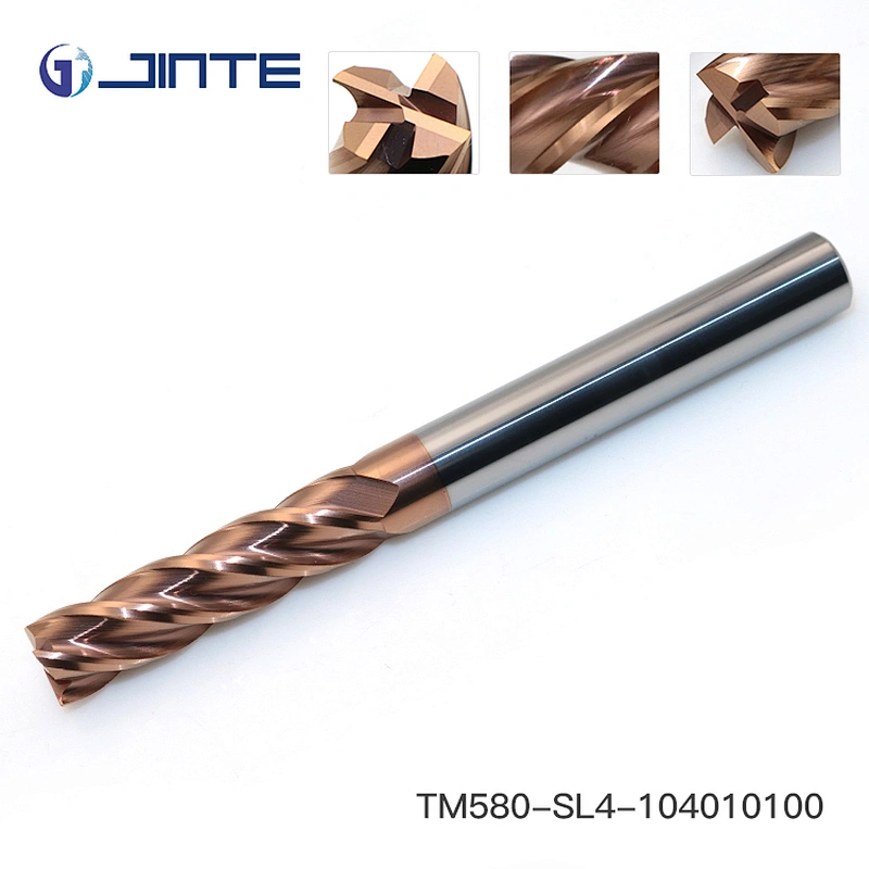 CNC tools 4 flutes end mills / milling cutters / end mill bits for ...