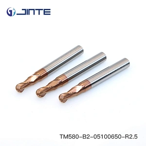 HRC58 Ball Nose End Mill 4Flute Length 50mm*5mm