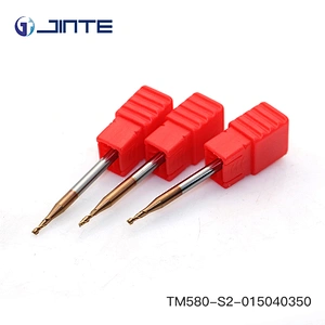 Ultra Micro Grain Carbide 4 Flute End Mills Flat Milling Cutter Square Endmill