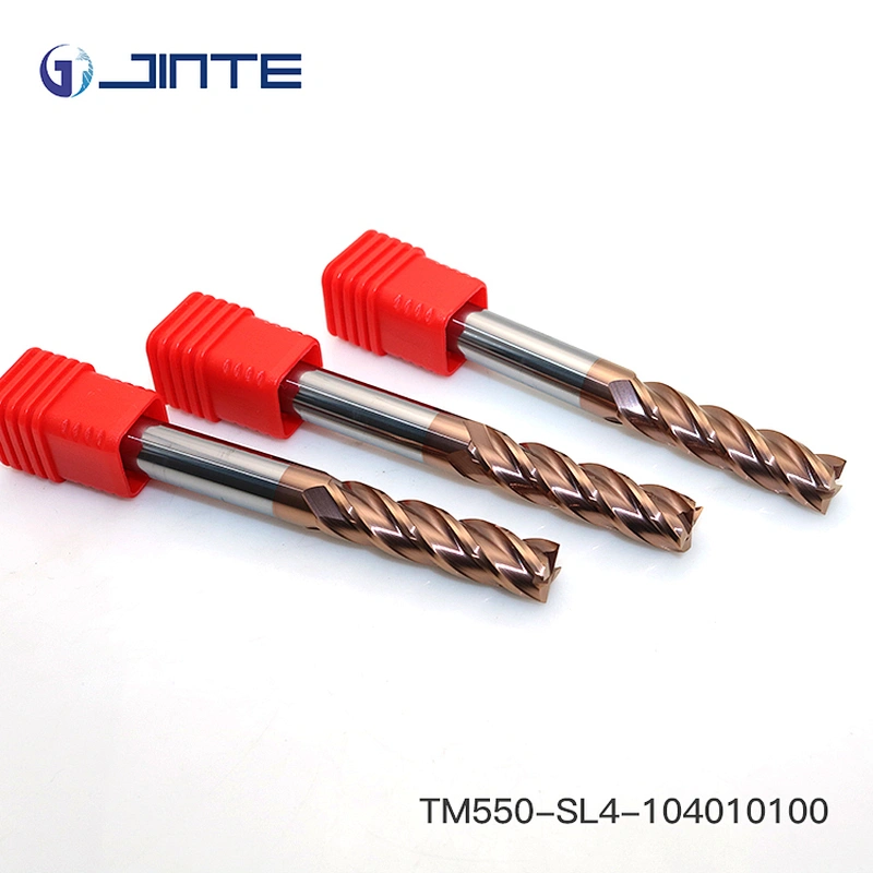 Long Flute HRC55 Solid End Mills Cutters Dia10 X 100