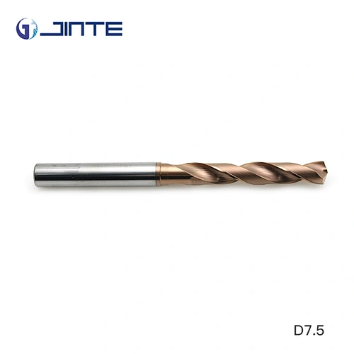 Customized Tungsten Carbide Twist Drill Bit  Diameter 7.5mm for Hardware Drilling tools