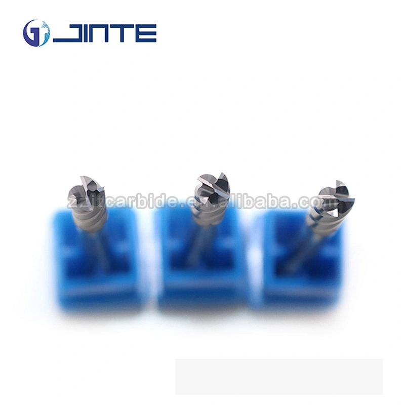 HRC45 Carbide Milling Cutter Tools 4 Flute Flat CNC Endmill D4x50L