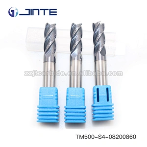 HRC50 4 Flutes Carbide  Square End Mill Cutters Cutting Tool for CNC Milling Machine