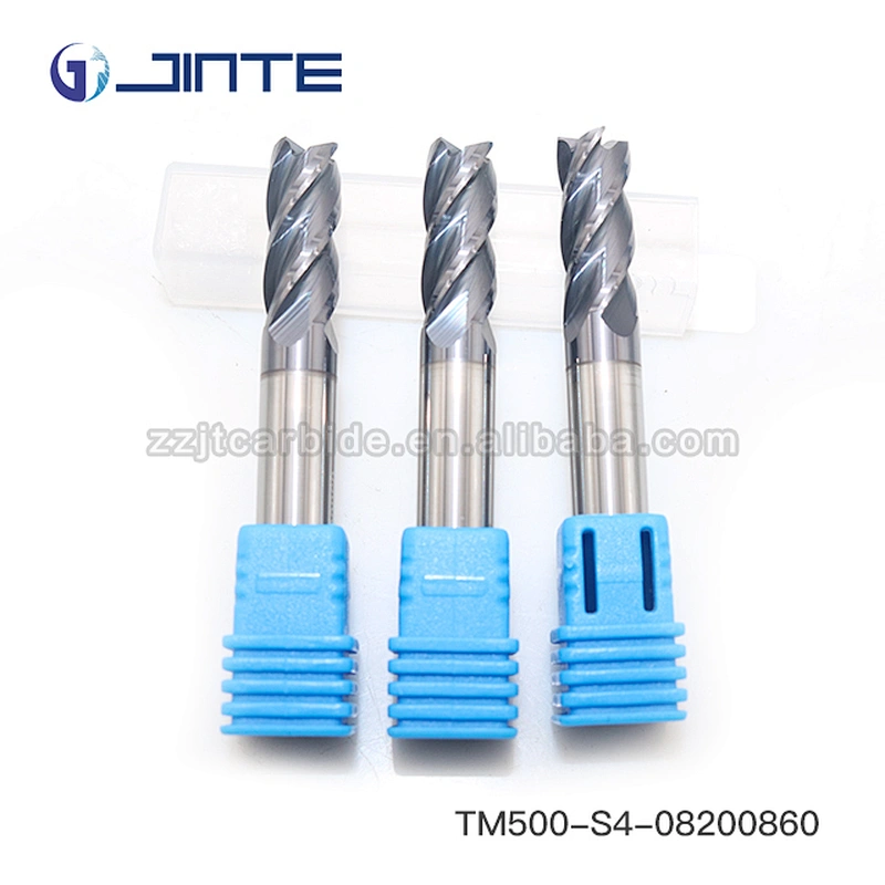 HRC50 4 Flutes Carbide  Square End Mill Cutters Cutting Tool for CNC Milling Machine