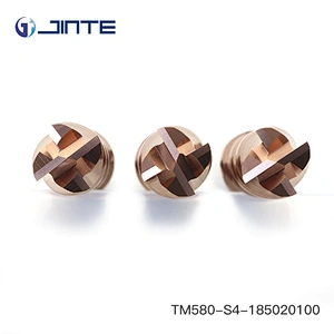 Tungsten Carbide 2 Flute 4 Flute End Mills For Metal working / Endmills Cutters Dia18x100