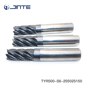 jinte best selling end mills HRC50 indexable end mill for steel roughing processing