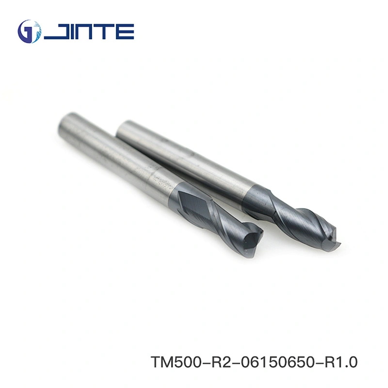 Solid Carbide 2 Flute R1.0 End Mills CNC Cutter HRC50/55 Chamfer Cutting Tools