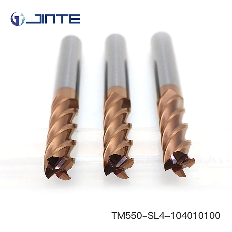 Long Flute HRC55 Solid End Mills Cutters Dia10 X 100