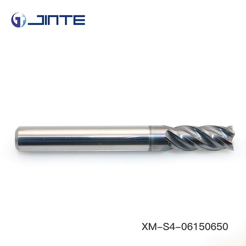 6*50mm 4 flute HRC68 endmill for hard steel machining