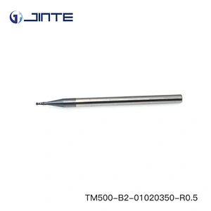 HRC50 Solid Carbide Micro 2 flute end mill 01 Ballnose cutting tools for Milling