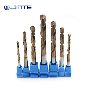 Solid Carbide Twist Drill Bit Set Diameter 4.5-10.5mm CNC Drilling Tools for Steel and Cast Iron