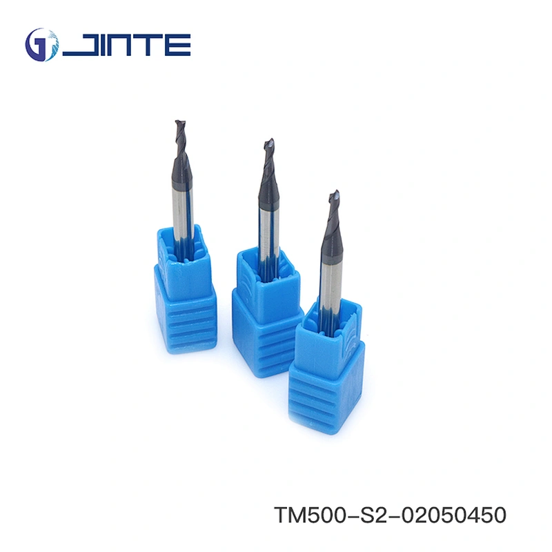 HRC50/55 Flat Milling Cutter Carbide 2 Flute D2x50mm Square Endmill for CNC Machine