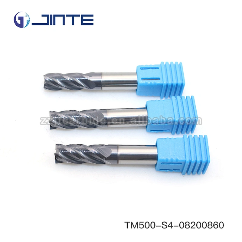 HRC50 4 Flutes Carbide  Square End Mill Cutters Cutting Tool for CNC Milling Machine