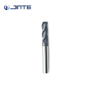 High-performance HRC55 3 Flute Endmill Solid Carbide Square Milling Cutter for Metal