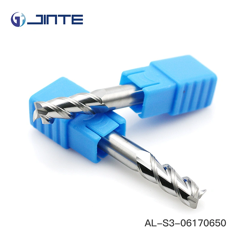 aluminium alloy 3 flutes end mills cutter tools