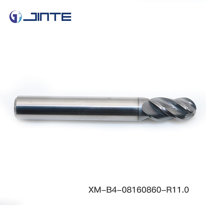 Jinte XM series 4 ball nose blade flute end mills/milling cutter/carbide end mill