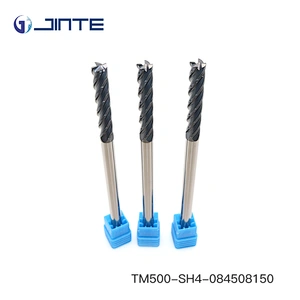 CNC Milling Long Shank Carbide Square 4 Flute End Mills Metalworking Tool Cutter