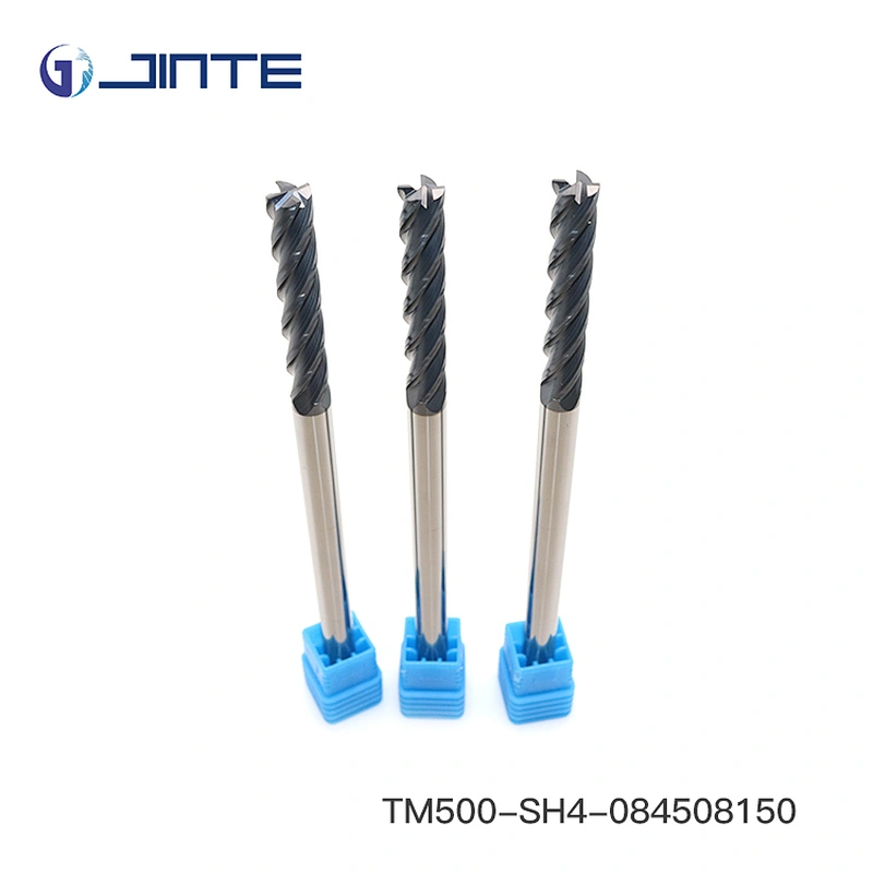 CNC Milling Long Shank Carbide Square 4 Flute End Mills Metalworking Tool Cutter