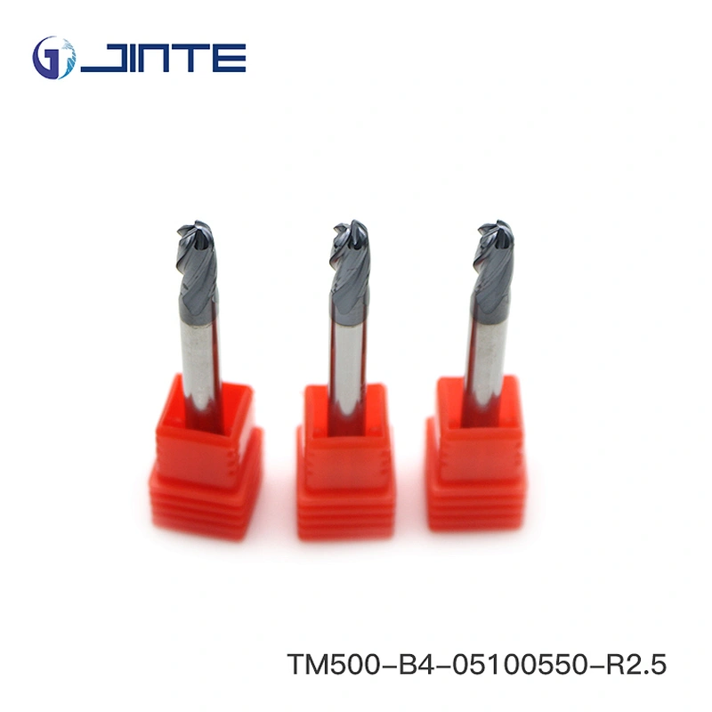 High Precision 4 flute solid carbide ballnose end mill cutting tools manufacturers
