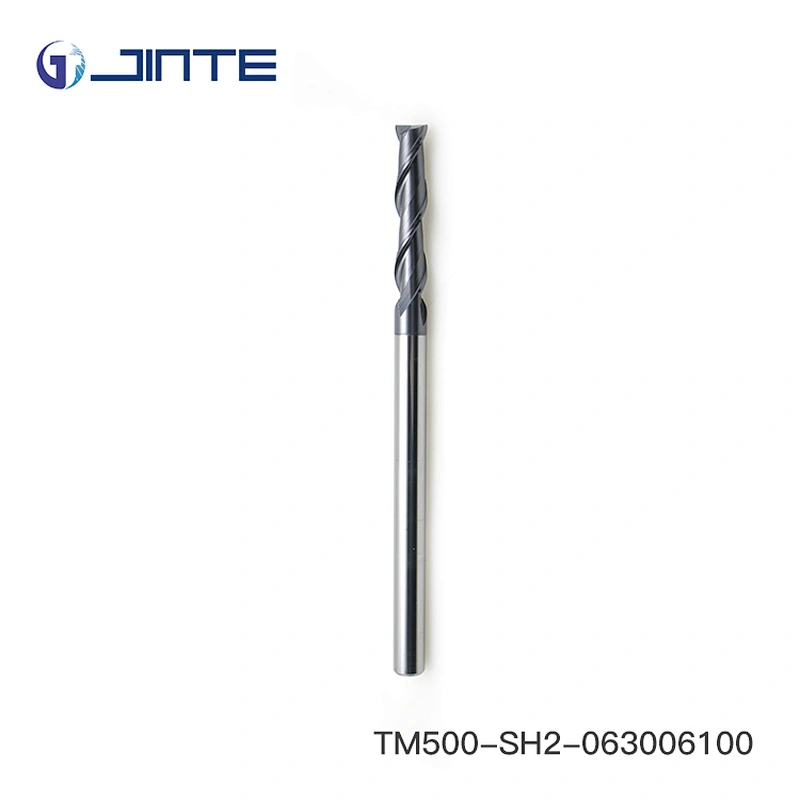 High Precision CNC Machine Cutting Tools 2 Flute Spiral Endmill for Steel Cast Iron