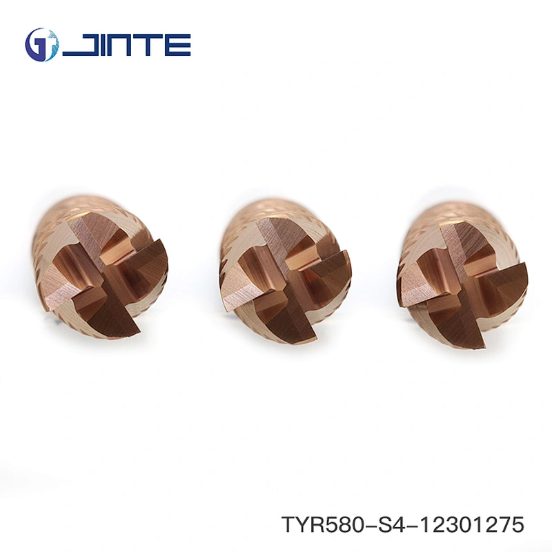 HRC58 high quality end mills/milling cutter/carbide end mill for roughing application