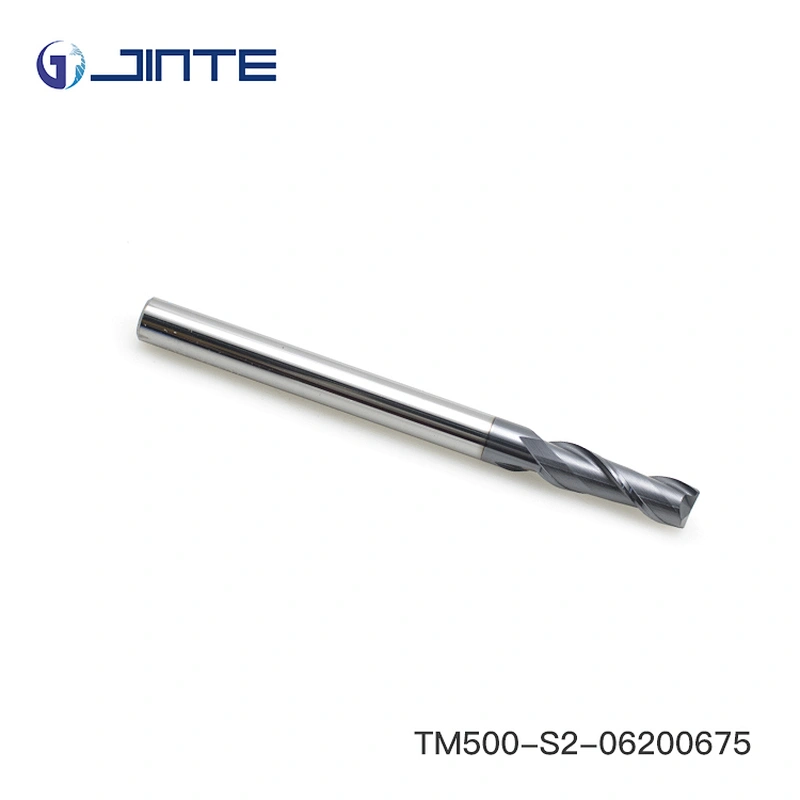 HRC50 Solid Carbide High Precision 2 Flute Flat Milling Cutter Square End Mill Tool