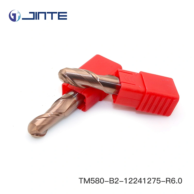 R6.0 Ball Nose Soild Carbide 12*75mm End Mill for CNC Milling Cutting Tools