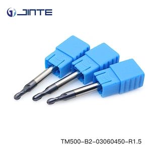 Factory Price Tungsten Carbide 2 Flute Ball Nose End Mill CNC Cutting Tools for Milling Cutter