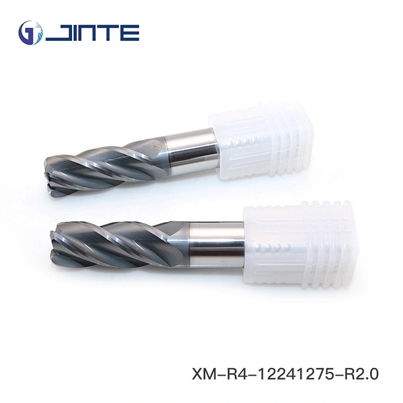 4 Flute 12mm Solid Carbide Corner Radius Endmill  CNC Cutter for Metal