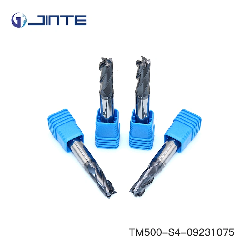 HRC50 4 Flutes Flat Tungsten Carbide End Mill CNC Milling Cutter Tool