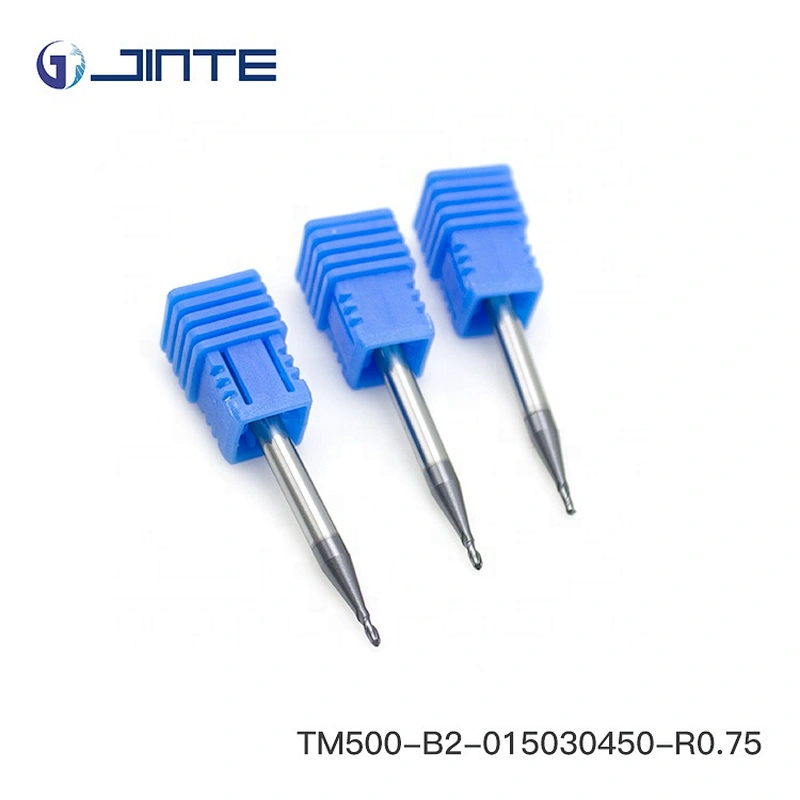China Cutting Tools  2 Flute Tungsten Carbide Ballnose CNC Milling Cutter R0.75 endmills de carburo