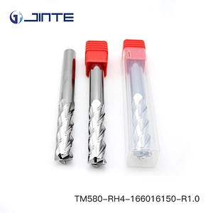Dia 16x1150mm Extra Long Carbide Square End Mills HRC58 CNC Milling Tools 4 Flutes Milling Cutter