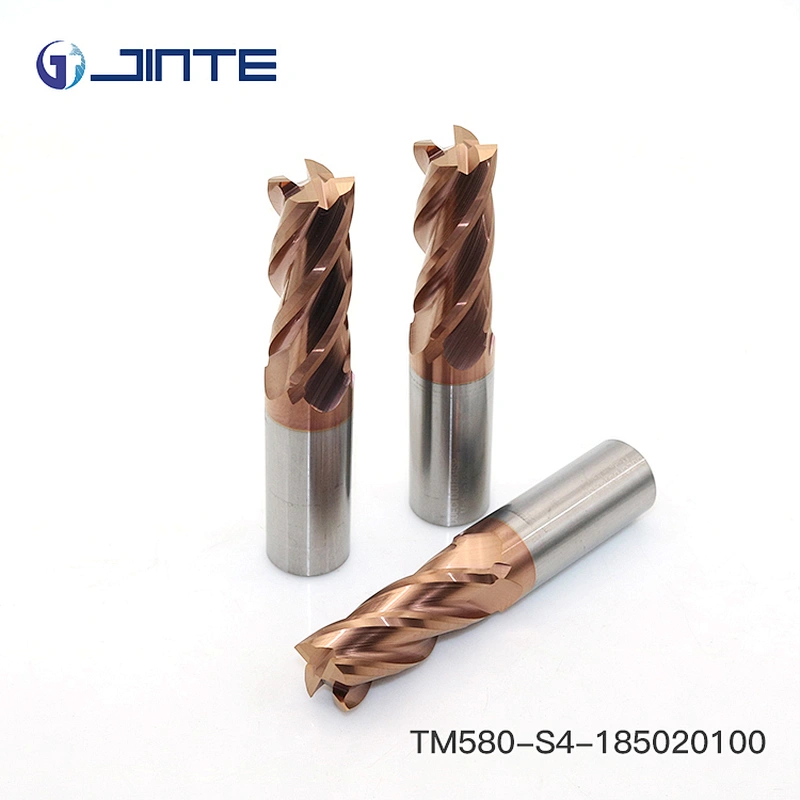 Tungsten Carbide 2 Flute 4 Flute End Mills For Metal working / Endmills Cutters Dia18x100
