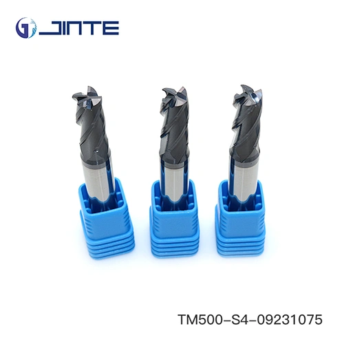 HRC50 4 Flutes Flat Tungsten Carbide End Mill CNC Milling Cutter Tool
