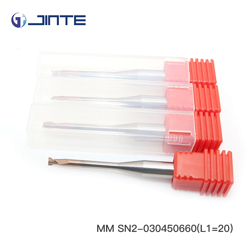 jinte MM series 0.8*50mm high accuracy two Flutes roundf Carbide End Mill