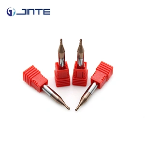 HRC55 heat resistant carbide ball nose end mills 4 flutes for cast iron
