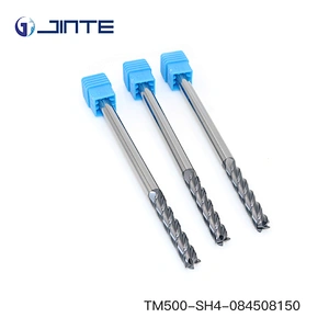 CNC Milling Long Shank Carbide Square 4 Flute End Mills Metalworking Tool Cutter