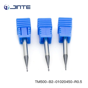2 flute ballnose endmill micro 1mm R0.5 end mills cutting tools for steel cast iron