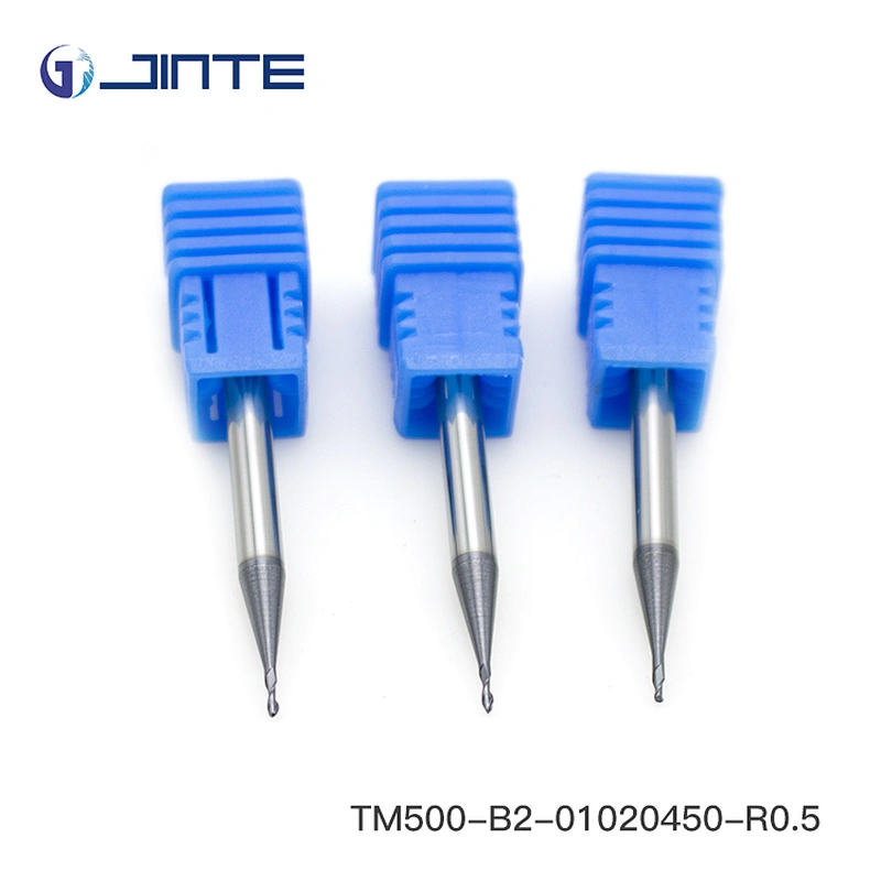 2 flute ballnose endmill micro 1mm R0.5 end mills cutting tools for steel cast iron