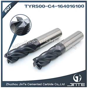 HRC50 indexable end mill for steel roughing processing