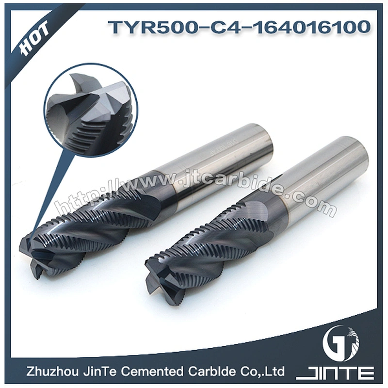 HRC50 indexable end mill for steel roughing processing