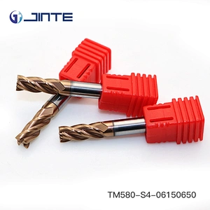 Manufacture CNC Mlling Tool HRC55/60 Carbide Tip 4 Flute Square End Mill Cutter