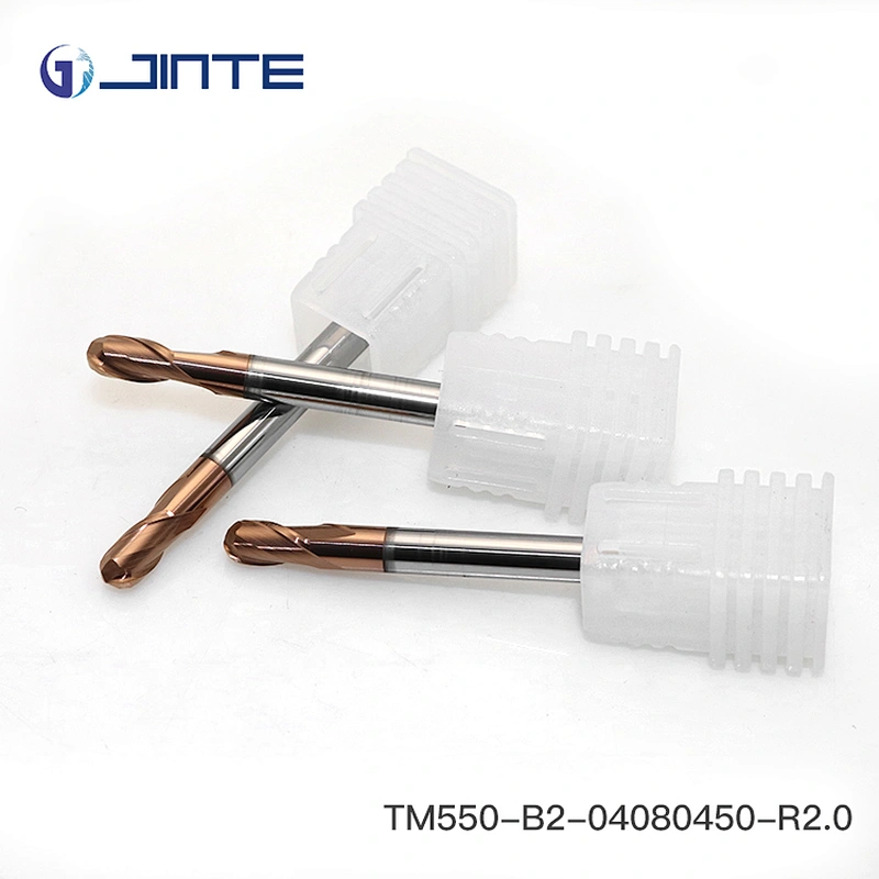 CNC end mill and 2 flutes Ball nose Solid carbide end mills D4X50mm