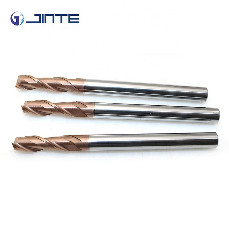 6mm Carbide End mill HRC55 Square 2 Flute Face  Milling Cutter for Steel