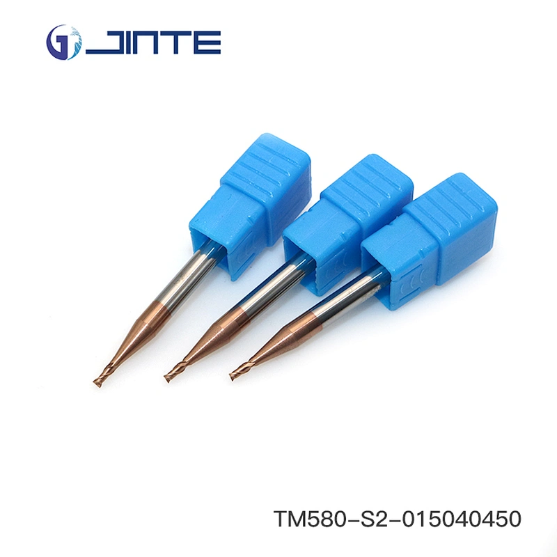 HRC58  tungsten carbide square diameter 1.5mm endmill 2 flutes milling cutter tool