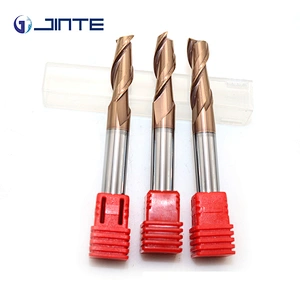 D8x75 CNC HRC55 carbide end mills 2 Flute Square Flatted cutting tool for lathe