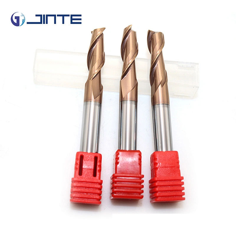 D8x75 CNC HRC55 carbide end mills 2 Flute Square Flatted cutting tool for lathe